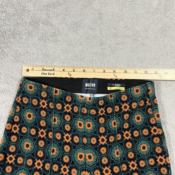 Anthropologie, The Maeve, Size XS, Forrest Green Cropped Pants - Picture 5 of 12